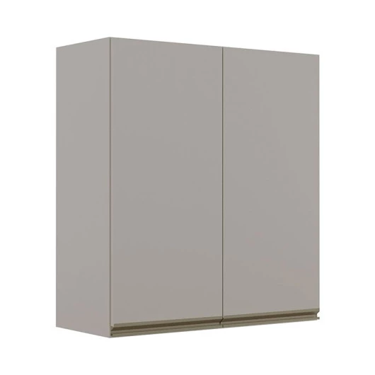 Módulo Armário Aéreo 88x80 2 Portas 100% MDF  Cozinha Modulada Gold Robel Fendi/Fendi