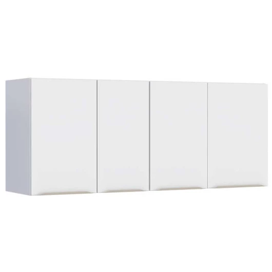 Armário Aéreo de Aço Para Pia 140cm 4 Portas Flora Cozimax Branco