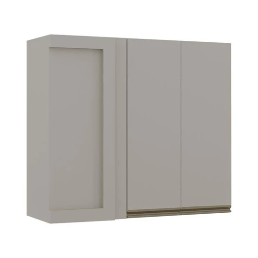 Módulo Armário Aéreo 88x100 Canto Reto Direito 100% MDF Cozinha Modulada Gold Robel Fendi/Fendi