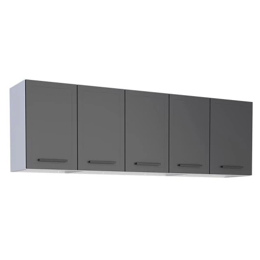 Armário Aéreo de Cozinha Aço 5 Portas Juno/Apolo 200 Cozimax Preto