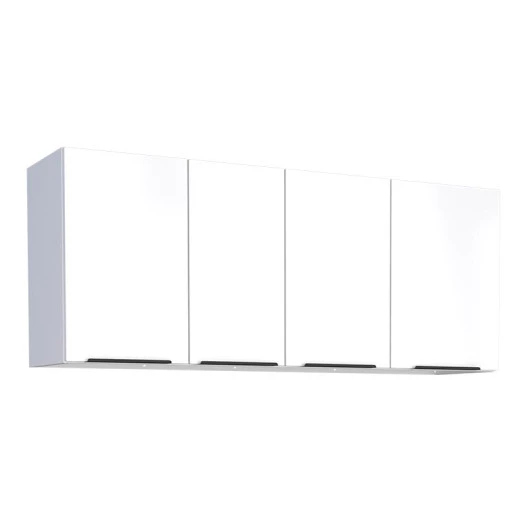 Armário Aéreo de Cozinha Aço 4 Portas Júpiter 140 Cozimax Branco