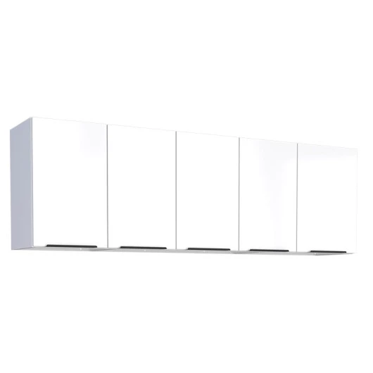 Armário Aéreo de Cozinha Aço 5 Portas Júpiter 180 Cozimax Branco