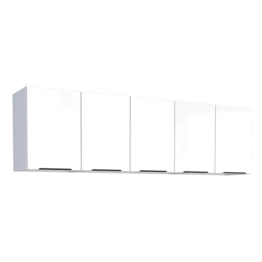 Armário Aéreo de Cozinha Aço 5 Portas Júpiter 200 Cozimax Branco