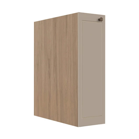 Módulo Balcão 20cm 1 Porta 100% MDF Cozinha Modulada Provence Robel Hanover/Fendi Matte
