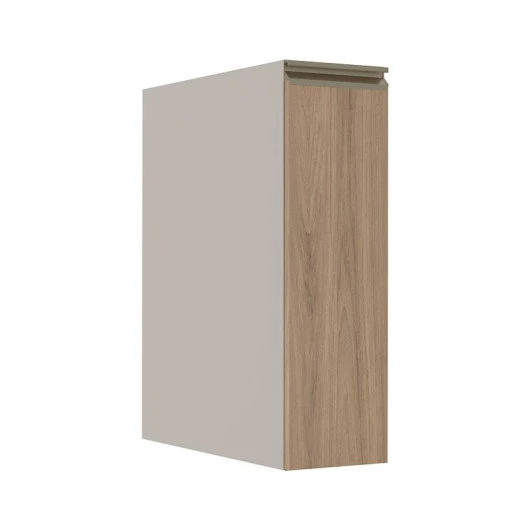 Módulo Balcão 20cm 1 Porta 100% MDF Cozinha Modulada Gold Robel Fendi/Hanover