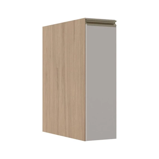 Módulo Balcão 20cm 1 Porta 100% MDF Cozinha Modulada Gold Robel Hanover/Fendi