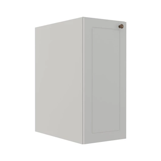 Módulo Balcao 30cm 1 Porta 100% MDF Cozinha Modulada Provence Robel Branco/Branco Matte