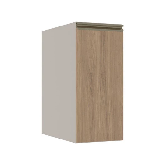 Módulo Balcão 30cm 1 Porta 100% MDF Cozinha Modulada Gold Robel Fendi/Hanover