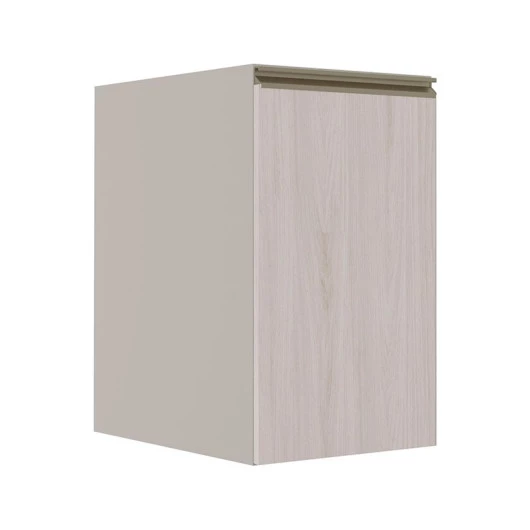 Módulo Balcão 40cm 1 Porta 100% MDF Cozinha Modulada Gold Robel Fendi/Aspen