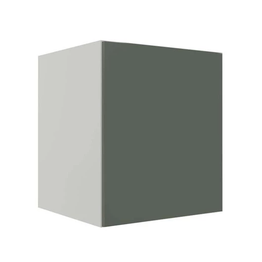 Módulo Balcão 60cm Para Embutir Forno 100% MDF Cozinha Modulada Robel Branco/Salvia Matte