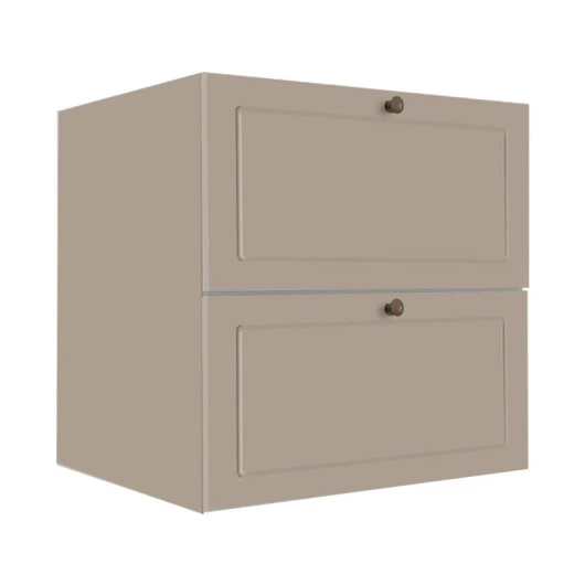Módulo Balcao 70cm 1 Gaveta 1 Porta Basculante 100% MDF Cozinha Provence Robel Fendi/Fendi Matte