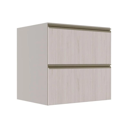 Módulo Balcão 70cm 1 Gaveta 1 Porta Basculante 100% MDF Cozinha Modulada Gold Robel Fendi/Aspen
