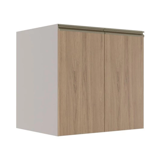 Módulo Balcão 70cm 2 Portas 100% MDF Cozinha Modulada Gold Robel Fendi/Hanover