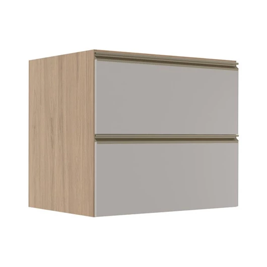 Módulo Balcão 80cm 1 Gaveta 1 Porta Basculante 100% MDF Cozinha Modulada Gold Robel Hanover/Fendi