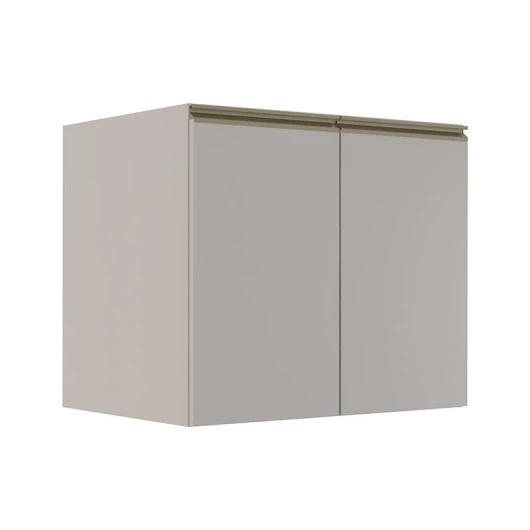 Módulo Balcão 80cm 2 Portas 100% MDF Cozinha Modulada Gold Robel Fendi/Fendi