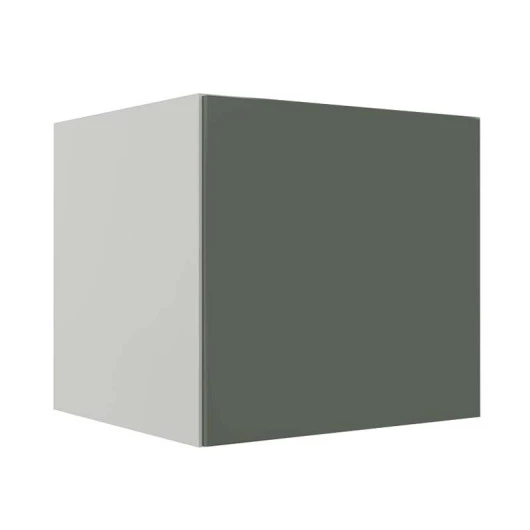Módulo Balcão 80cm Para Embutir Forno 100% MDF Cozinha Modulada Robel Branco/Salvia Matte