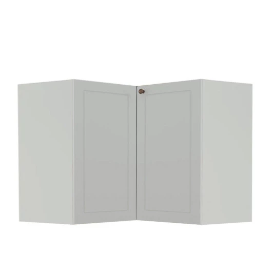 Módulo Balcao de Canto L 94x96cm 100% MDF Cozinha Provence Robel Branco/Branco Matte