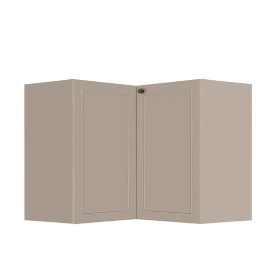 Módulo Balcao de Canto L 94x96cm 100% MDF Cozinha Provence Robel Fendi/Fendi Matte