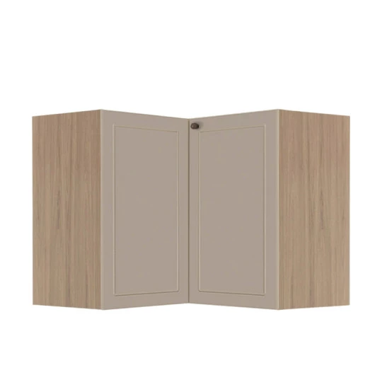 Módulo Balcao de Canto L 94x96cm 100% MDF Cozinha Provence Robel Hanover/Fendi Matte