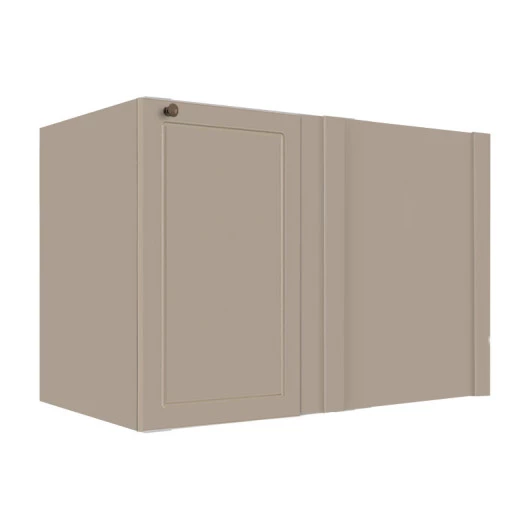 Módulo Balcao de Canto Reto 100cm Direito/Esquerdo 100% MDF Cozinha Provence Robel Fendi/Fendi Matte