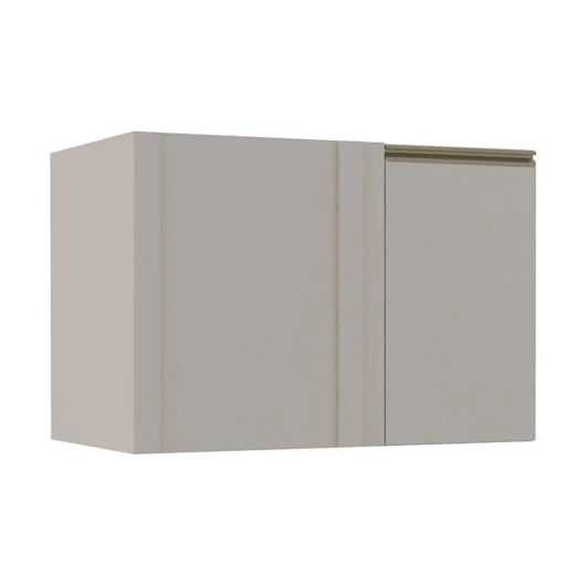 Módulo Balcao De Canto Reto 100cm Direito 100% MDF  Cozinha Modulada Gold Robel Fendi/Fendi