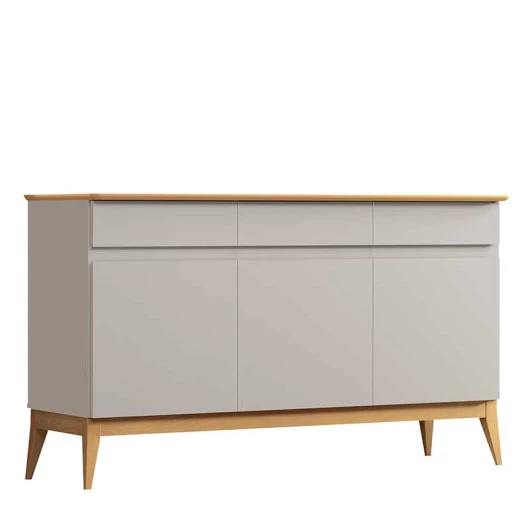 Buffet 140cm Sala Jantar 3 Portas Magnum EDN Fendi/Freijo