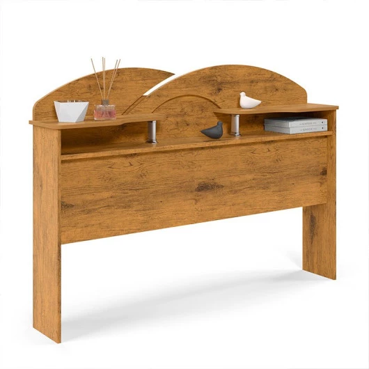 Cabeceira Para Cama Box Casal 1,38 m Podium Gelius Madeirado