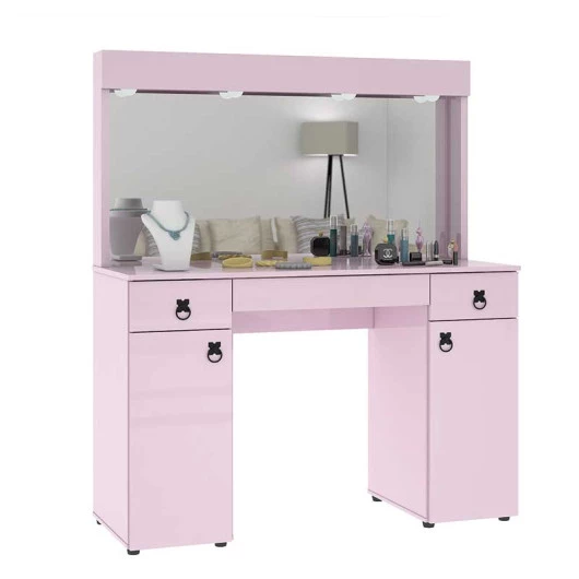 Penteadeira Camarim Lady Mirarack Rosa