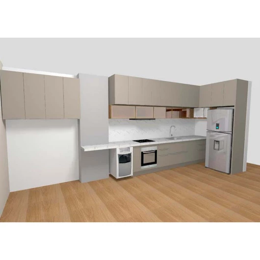 Projeto Juliane - Cozinha - Quarto 1 - Quarto 2 - Robel Móveis