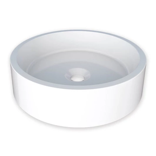 Cuba Para Banheiro Redonda 35x35 Curve Cozimax Branco