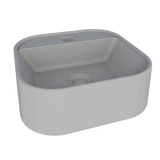 Cuba Para Banheiro 33x31 Mármore Sintético Duna Cozimax Cinza