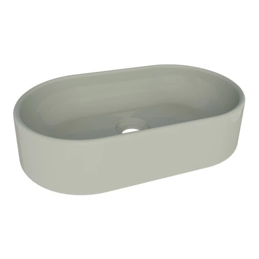 Cuba Para Banheiro Oval 43x25 Mármore Sintético Nimbus Cozimax Cimento