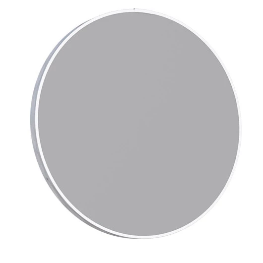 Espelho Para Banheiro Redondo Aço Luna 50 Cozimax Branco