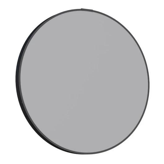 Espelho Para Banheiro Redondo Aço Luna 50 Cozimax Preto