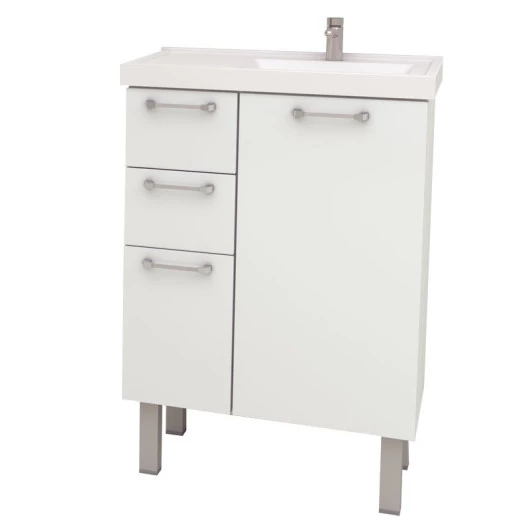Gabinete Para Banheiro Aço Cereja 60 Cozimax Branco