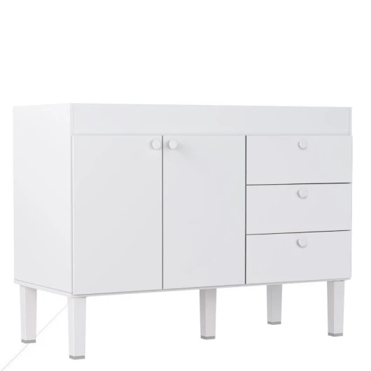 Gabinete de Pia 120 Madeira Sabiá Cozimax Branco 
