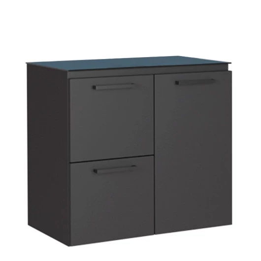 Gabinete Para Banheiro Aço Osiris 60 Sem Cuba Cozimax Preto