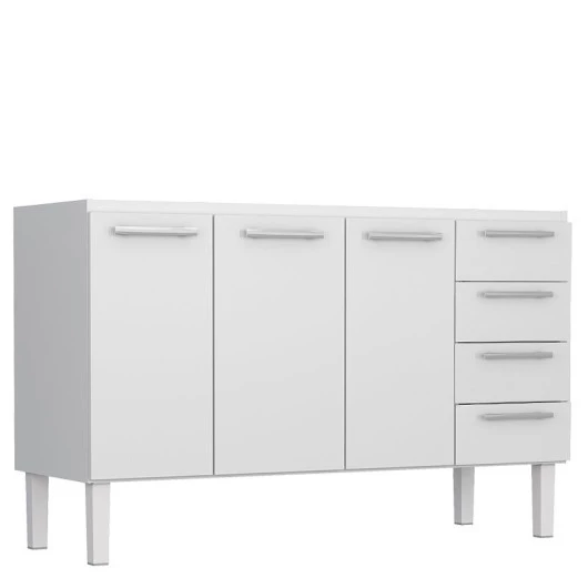 Gabinete de Pia 160 Vênus Flat 4G Cozimax Branco