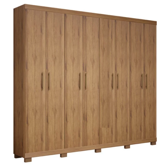 Guarda Roupa Casal 8 Portas Sevilha Gelius Madeirado