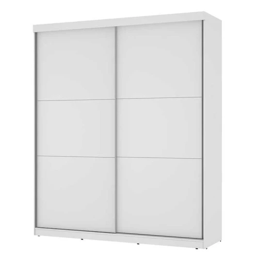 Guarda Roupa 2 Portas Correr Caribe Mirarack Branco