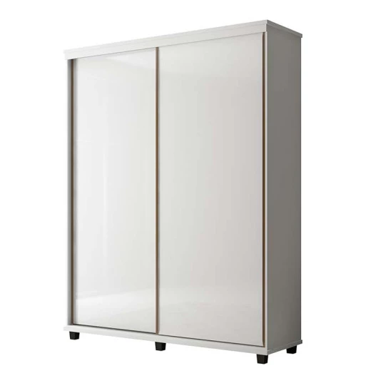 Guarda Roupa 2 Portas Correr 1.8 Versátil Fabrimoveis Branco