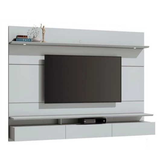 Home Suspenso Sala Para TV 65 Polegadas 182x164 Decore 1.8 Imcal Branco