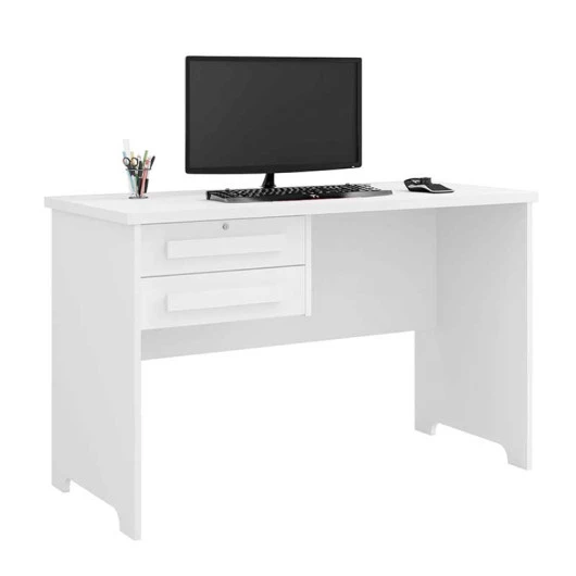 Mesa Para Secretária Alemanha RV Móveis Branco