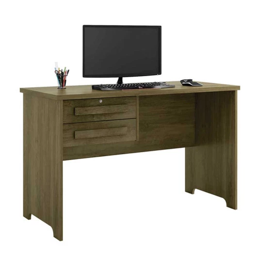 Mesa Para Secretária Alemanha RV Móveis Imbuia