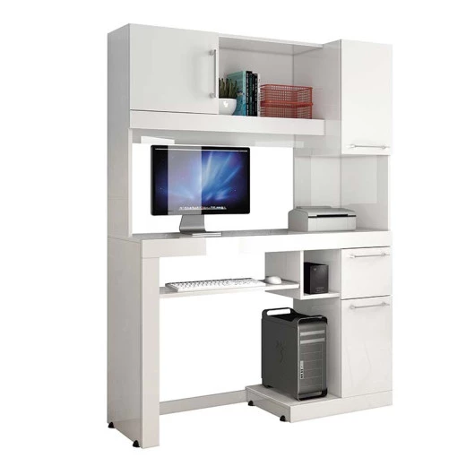 Mesa Para Computador Grande Everest EDN Branco
