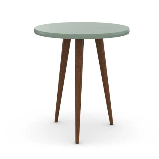 Mesa de Apoio Retrô Pés Palito Legs Patrimar Verde Bellagio