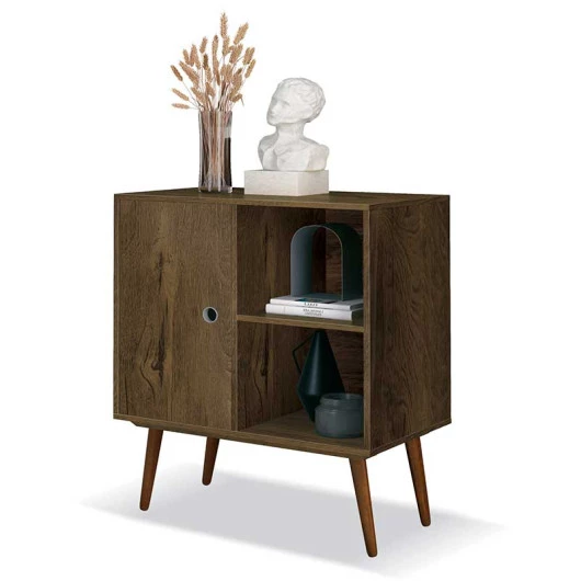 Mesa de Apoio Livreiro Retrô Duna EDN Nogal