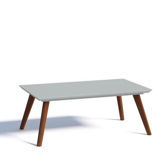 Mesa de Centro Sala Estar Retangular 91x52 Classic Imcal Branco