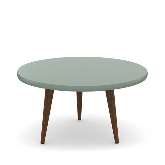 Mesa de Centro Retrô Pés Palito Legs Patrimar Verde Bellagio
