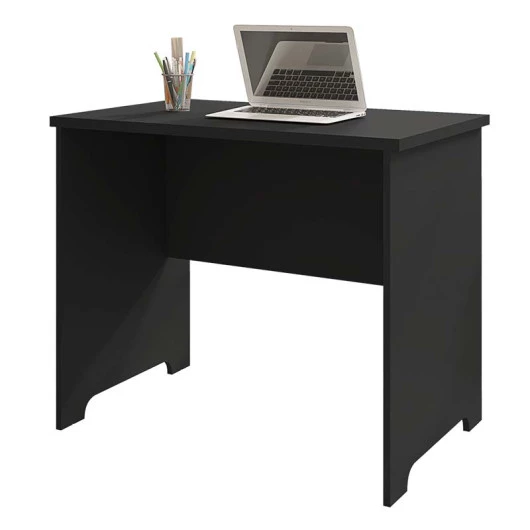 Escrivaninha Pequena 90cm Mesa Estudos Genebra RV Móveis Preto